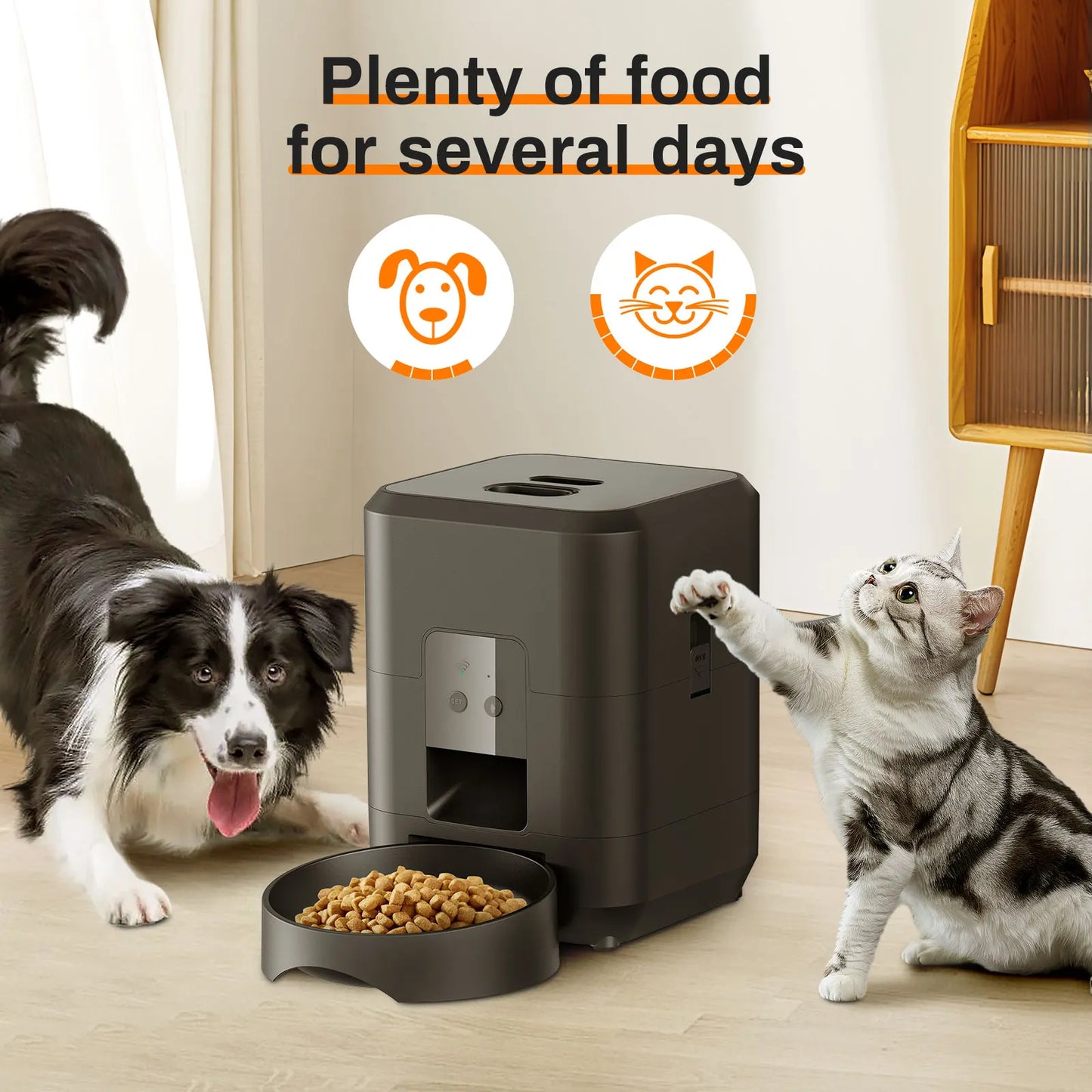 Pawsy SmartFeeder – Alimentador Automático Premium com Wi-Fi